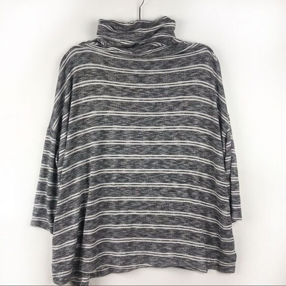 Anthropologie postmark turtle neck striped sweater - Picture 3 of 8